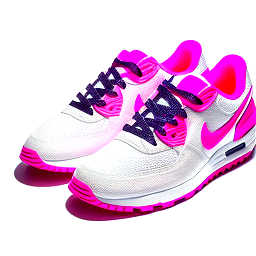 pink colorfull nike like shoes