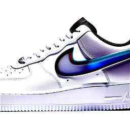 Nike air force 1 with color and logo from Real Madrid Team
