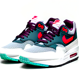 Air max 1 grey mint green red  white