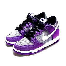 all purple all black nike dunks inspired by earth 42 miles g morales