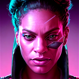 portrait of [MODEL] a cyberpunk synthwave face, ultra realistic, concept art, intricate details, eerie, frosted, highly detailed, photorealistic, octane render, 8 k, unreal engine. art by artgerm and greg rutkowski and charlie bowater and magali villeneuve and alphonse mucha
