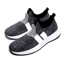 Knitted shoes brand new design with color printing