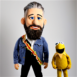 [MODEL] as a muppet, puppet, by jim henson creation, muppets