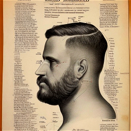vintage medical anatomical illustration of [MODEL], face forward, highly detailed, labels, intricate writing