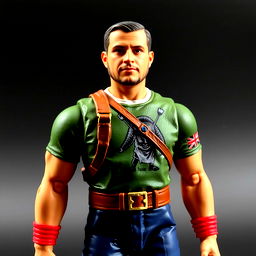 product photo of [MODEL] hasbro g.i. joe action figure designed by stanley weston 1963, plastic, upper body