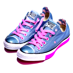converse in kaki and pink to fight for the planet