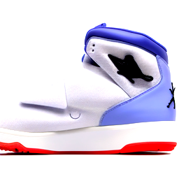 Rope laces,puffy tongue and looks like a mix of jordans 5 and 11s