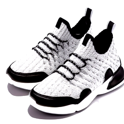 Low shoes with good quality that are very comfortable to walk in where you have the colors white, black and gray and a hard exterior no dust exterior with the colors white grey and black and low sneakers
