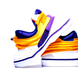 Basketball shoes Low top with a Sunset colorway