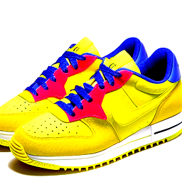 Lisa Simpson themed sneakers featuring a bright yellow base that matches her character color, with red accents inspired by her dress. The side panels carry stylized outlines of Lisa playing the saxophone, with musical notes trailing along the midsole. The tongue displays a small embroidered silhouette of her spiky hair profile. The laces are white for contrast, and the eyelets use soft red to echo her necklace beads. The heel tab includes a subtle printed motif of her sax in gold. The outsole uses a translucent yellow tint with faint comic style line art visible through it. The overall design mixes playful cartoon energy with clean modern sneaker structure.