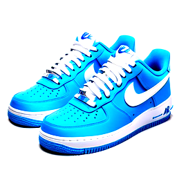 make a cookie monster Nike blue air force one