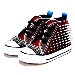 Bart Simpson shoes with the spiky bottom