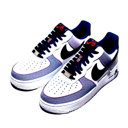 nike air force 1, naruto inspired, character themed, hatake kakashi