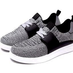 Low shoes with good quality that are very comfortable to walk in where you have the colors white, black and gray and a hard exterior