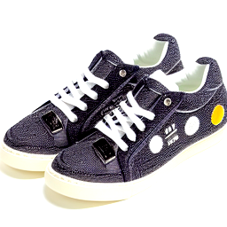 create a sneaker that nobel prize winner Mary E. Brunkhow using medicine symbols